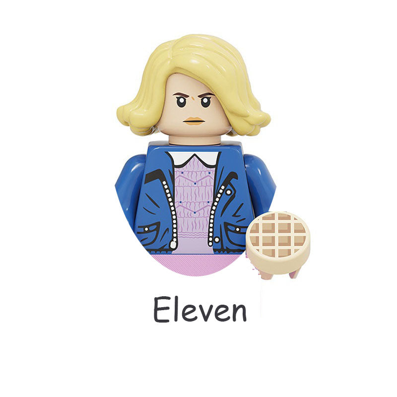 Mini figurine à construire Stranger Things Onze vu de face