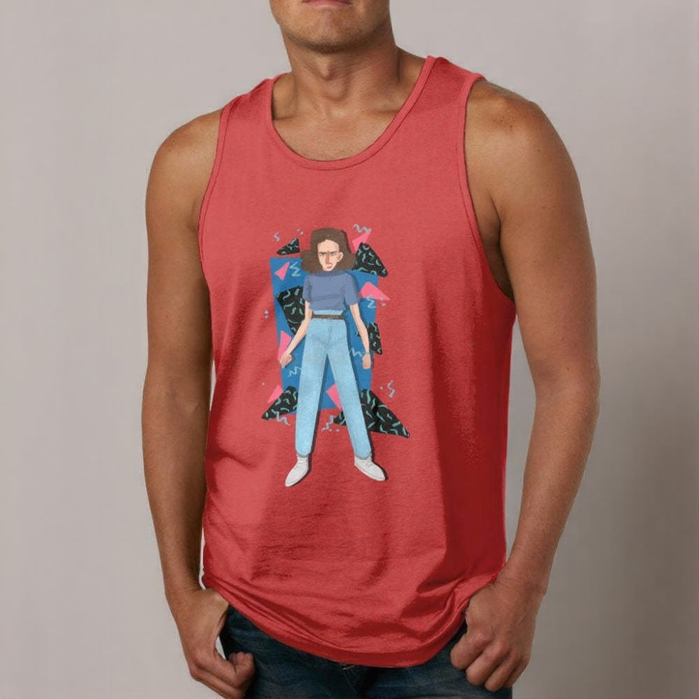 Débardeur Stranger Things portrait d'Onze – coloris Rouge