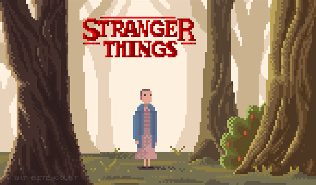 Le pixel art Stranger Things