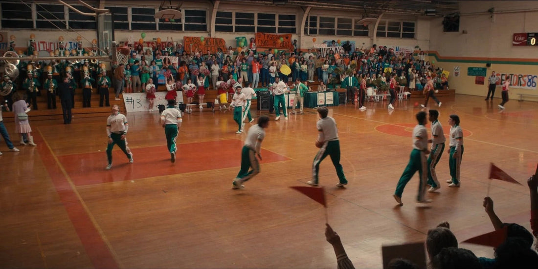 Stranger Things basketball: Tigers gym, players on the court