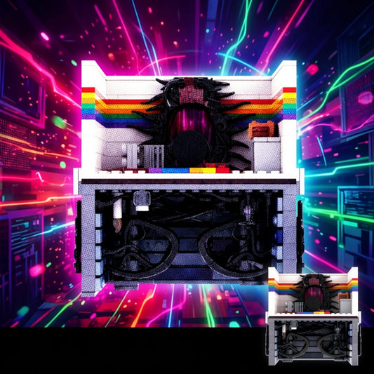 Rainbow Room and gate Stranger Things to build 661 pieces, front view
