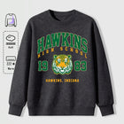 Oversized sweatshirt Stranger Things Hawkins High School tiger