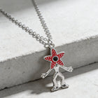 Necklace Stranger Things Demogorgon flower charm