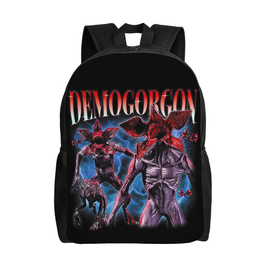 Sac à dos Stranger Things Demogorgon affiche rétro vu de face