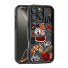 iPhone silicone case Stranger Things Hellfire Club stickers