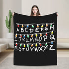 Throw Stranger Things letters and bulbs white
