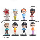 Set of 8 figures Stranger Things the Hawkins party series B