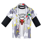 T-shirt and overshirt set Stranger Things Hellfire Club
