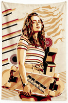 Tapestry Stranger Things Max and her skateboard