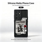 Samsung Galaxy S silicone case Stranger Things Hawkins Post newspaper