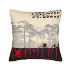 Cushion cover Stranger Things alphabet and forest