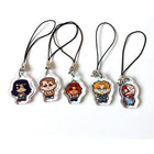 Set of 5 phone straps Stranger Things drawn characters