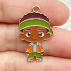 Enamel charm Stranger Things Lucas Sinclair headband