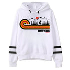 White sweater Stranger Things Hawkins retro