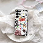 Matte Samsung case Stranger Things doodles