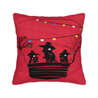 Cushion cover Stranger Things bikes under the red lights