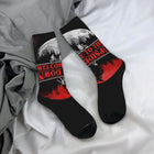 Socks Stranger Things Welcome to the Upside Down black