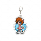 Chibi keychain 6 cm Stranger Things Eleven pink dress