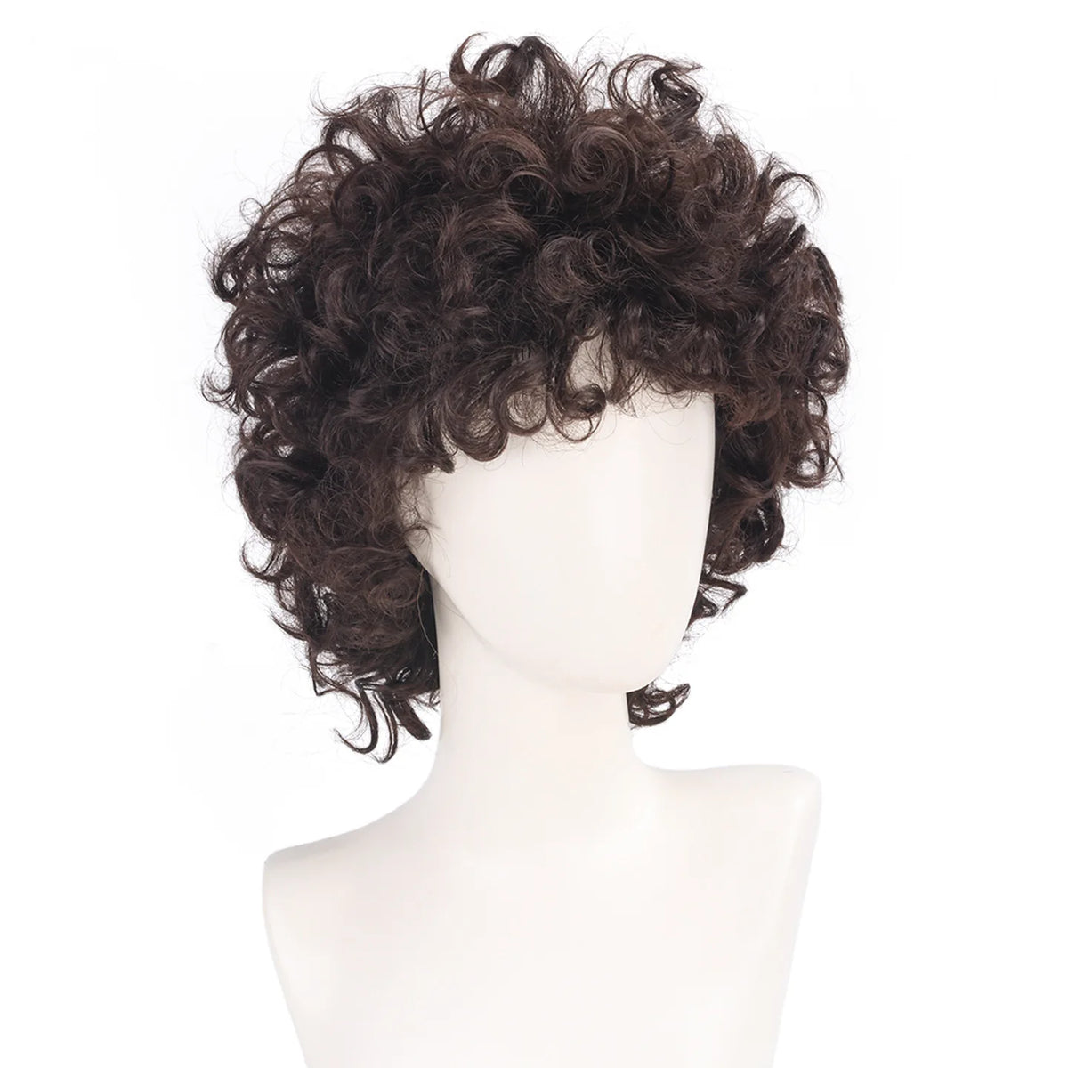 Stranger Things Dustin Henderson wig, side view