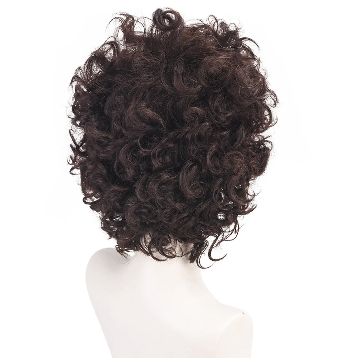 Back of the curly Stranger Things Dustin Henderson wig