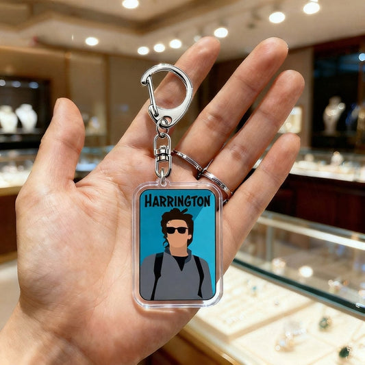 Porte-clés Stranger Things carte Harrington vu de face