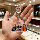Keychain Stranger Things the Hawkins trio