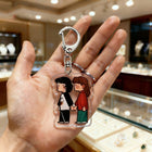 Keychain Stranger Things Mike and Eleven