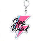 Keychain Stranger Things Stay Weird