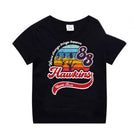Kids' black T-shirt Stranger Things Hawkins 83