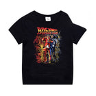 Kids' black T-shirt Stranger Things the Hawkins party