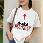 Kids' T-shirt Stranger Things Running Up That Hill arrow