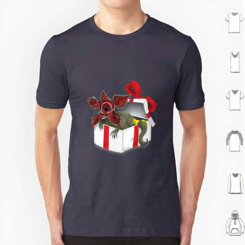 T-shirt homme Stranger Things Demogorgon cadeau de Noël – coloris Bleu marine