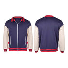 Will Byers cosplay track jacket Stranger Things navy and white